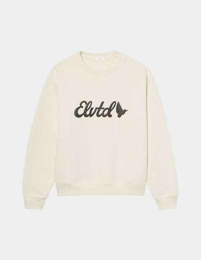 Cursive Logo Crewneck - Cream Christian Unisex Crewneck