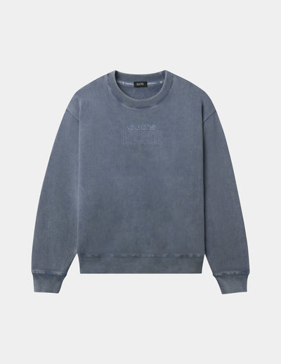 God's Favorite Crewneck - Deep Fjord Christian Unisex Sweatshirt