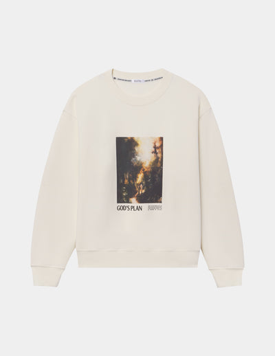 God's Plan Crewneck - Alabaster Christian Unisex Sweatshirt