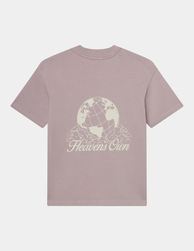 Heaven's Own Heavyweight Tee - Violet Dusk Christian Unisex T-Shirt