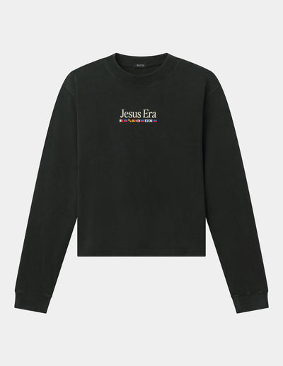 Jesus Era Long Sleeve Heavyweight Tee - Nightfall Christian Unisex T-Shirt