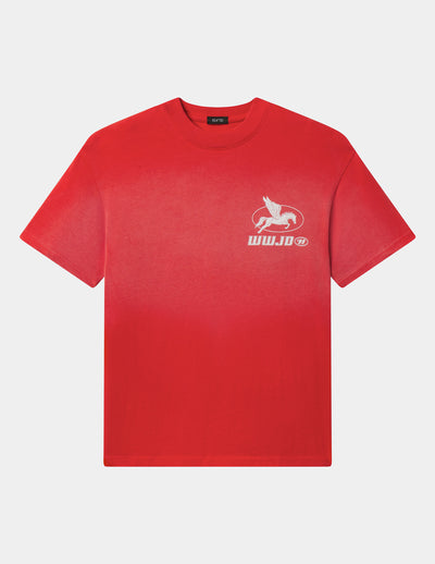 WWJD '99 Heavyweight Tee - Coral Clay Christian Unisex T-Shirt