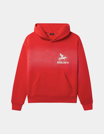 WWJD '99 Hoodie - Coral Clay Christian Unisex Sweatshirt